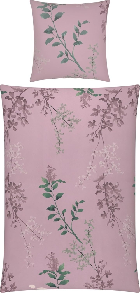 Erwin Müller Bettwäsche Bettwäsche, Jersey, Winter-Jersey Blumen Bild 1