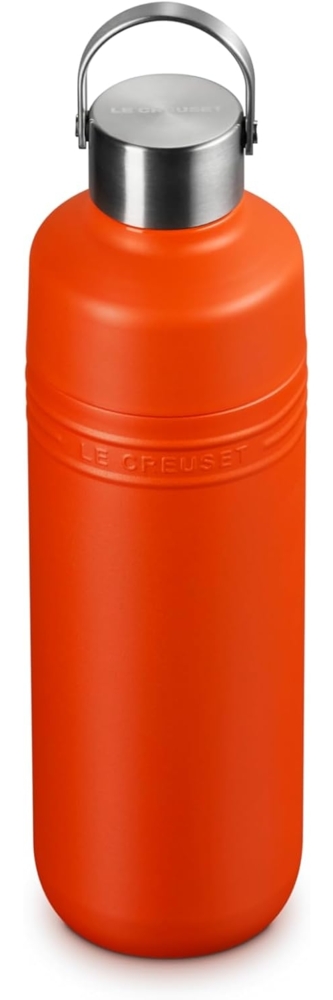 Le Creuset Trinkflasche 1L Ofenrot Edelstahl Bild 1