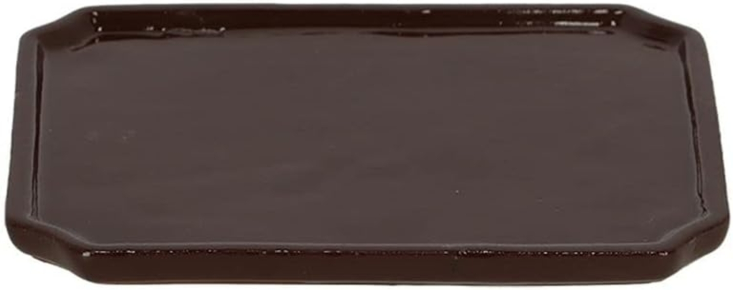 Rivanto Blumentopfuntersetzer, Bonsai Untersetzer rechteckig M 20,5x17x1,5 cm Bild 1