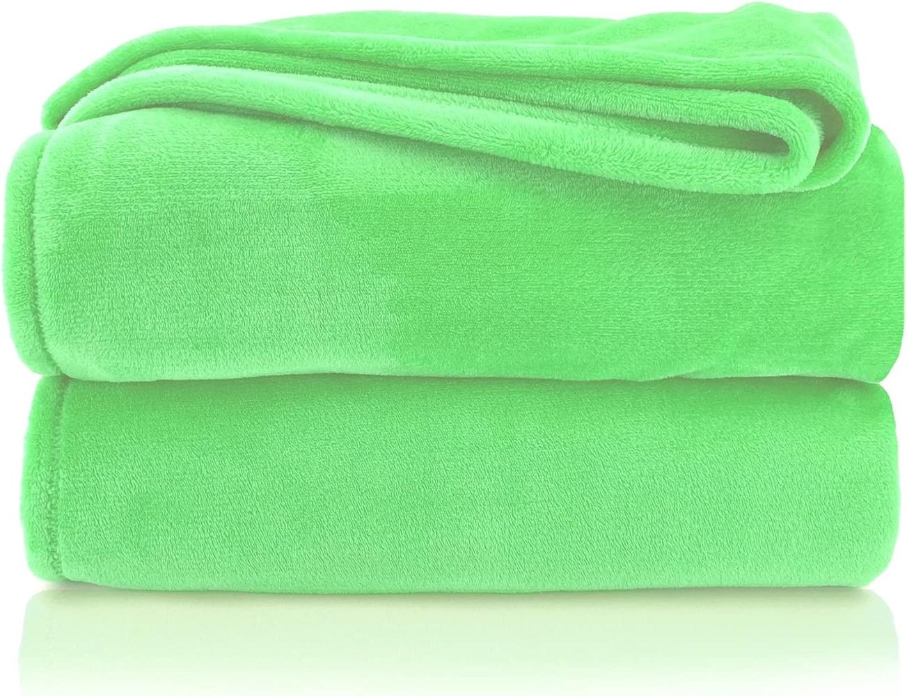 Wohndecke Premium Super Soft Flanell Kuscheldecke Sofadecke, heimtexland, super weich und flauschig, Allergiker geeignet, atmungsaktiv Bild 1