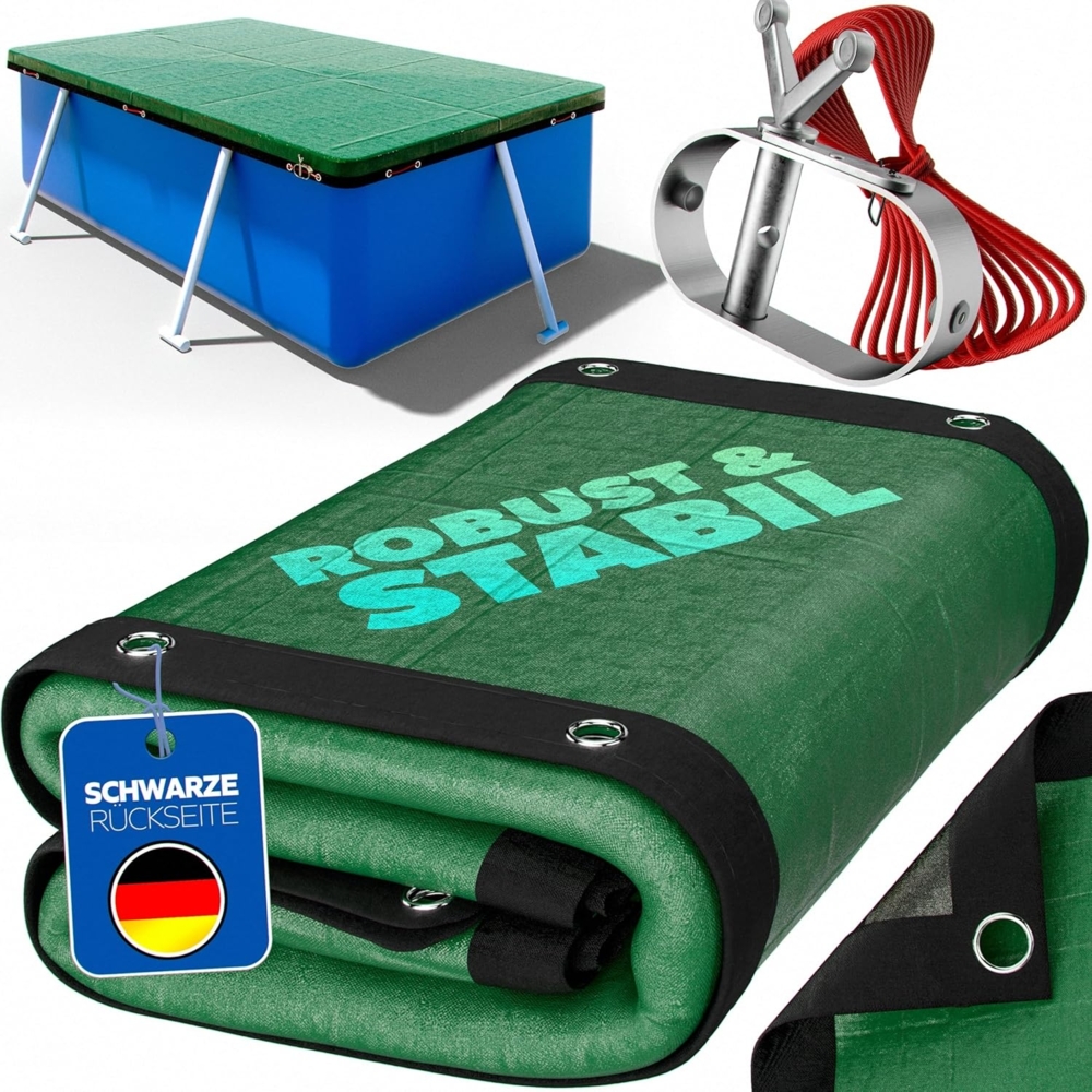 Winterplane Basic rund [Ø 640 cm | 110g/m²] Bild 1