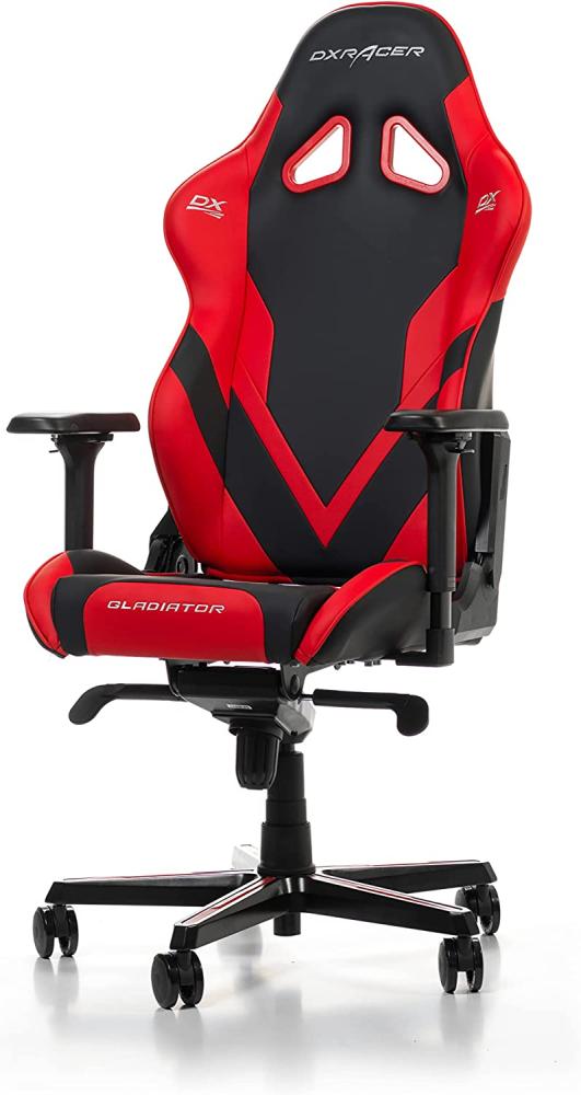 DXRacer (das Orginal) Gladiator G001 Gaming Stuhl, Kunstleder, Schwarz-rot, 200 cm Bild 1