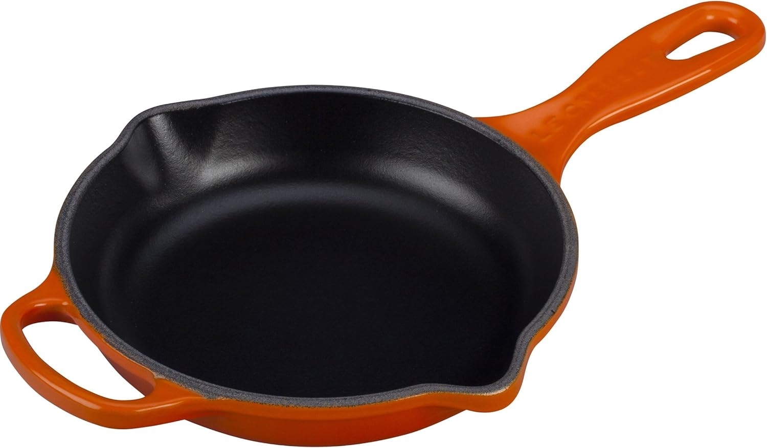 Le Creuset Brat-u.Servierpfanne Signature 16 cm Ofenrot - Orange - 16 cm Bild 1