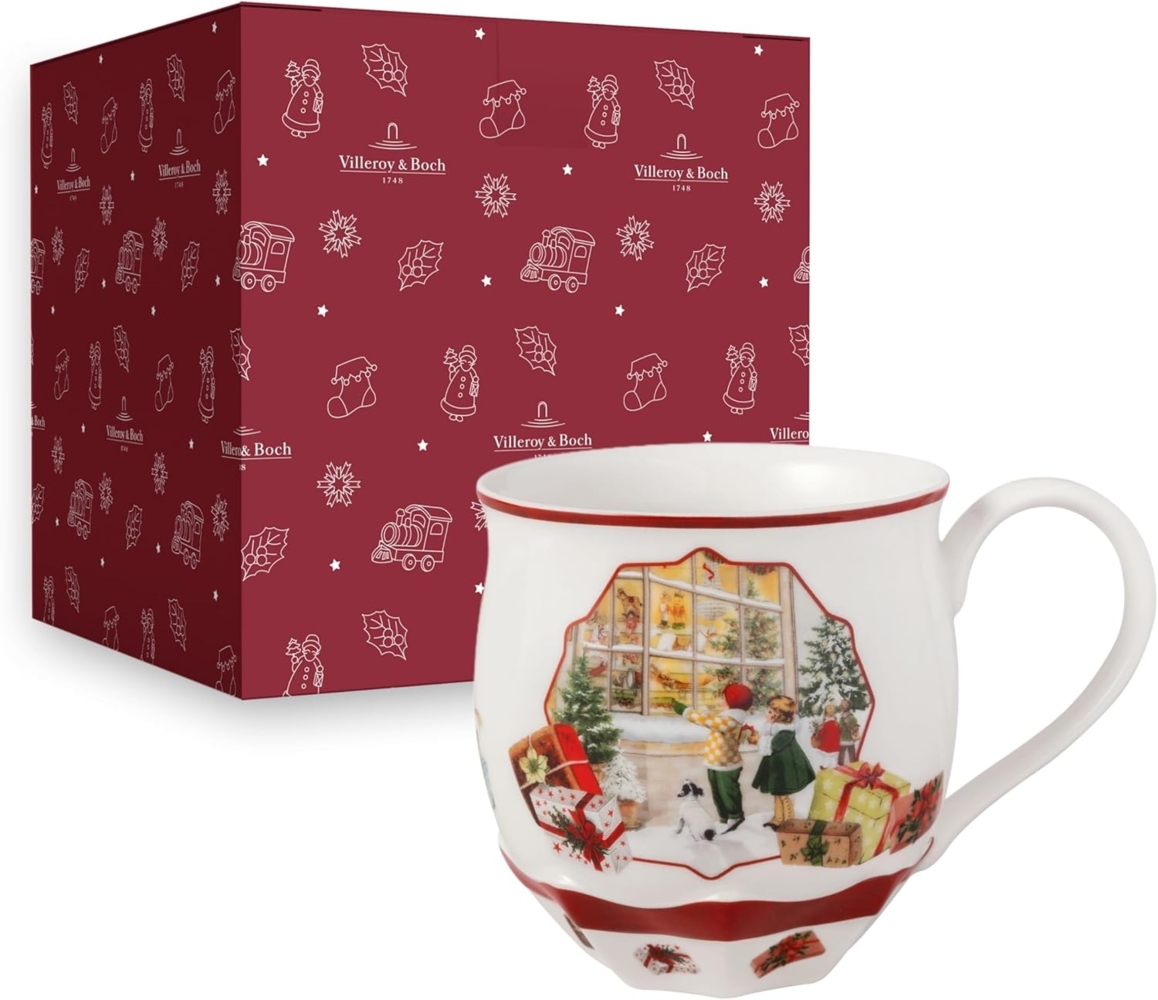 Villeroy & Boch – Toy's Fantasy Henkelbecher Weiß, Tasse, Kaffeetasse, Heißgetränkebecher Toys, Weihnachtstasse, Kaffeebecher, Wintertasse, Weihnachtsbecher, Premium Porcelain Bild 1