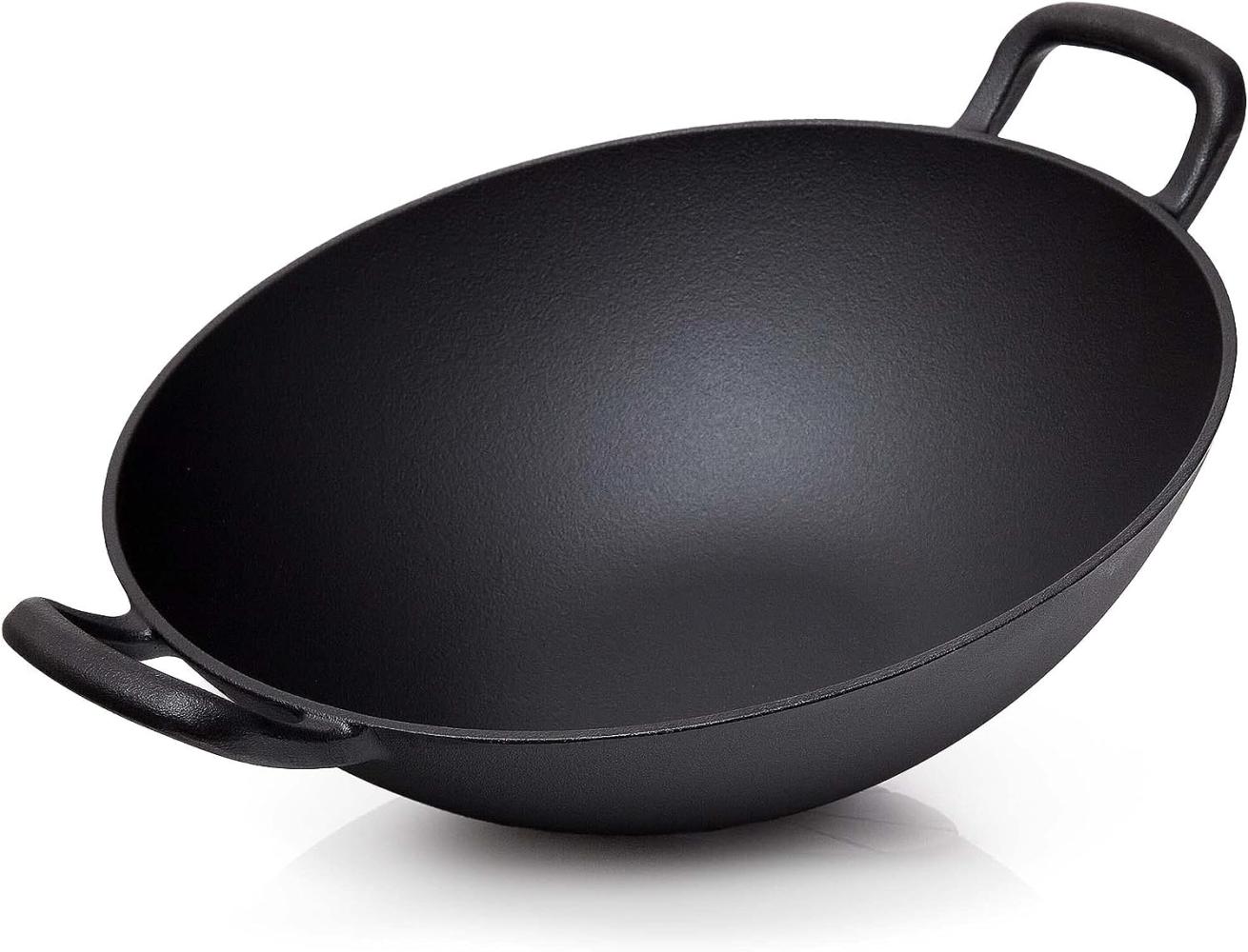 BBQ-Nerd Wok Gusseisen 33,5cm Bild 1