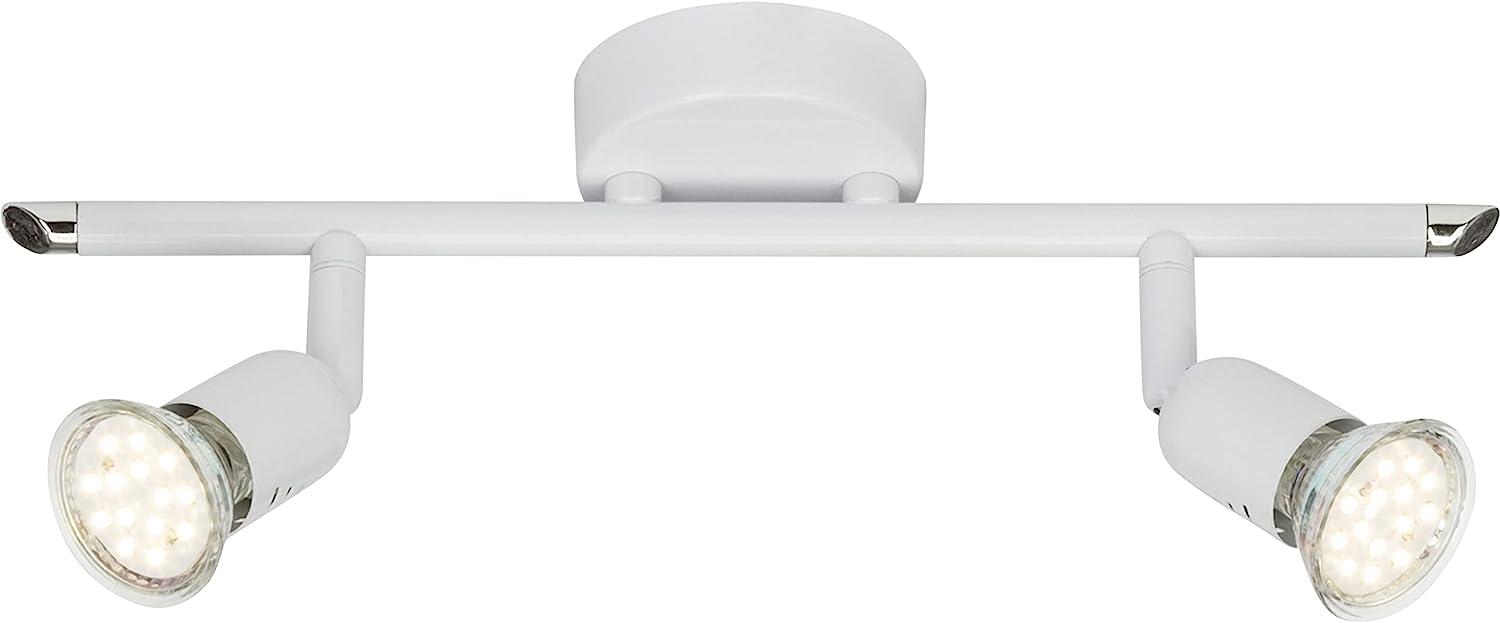 Brilliant Leuchten No. G28813-05 LED Spotrohr Loona GU10 2-flammig weiß Bild 1