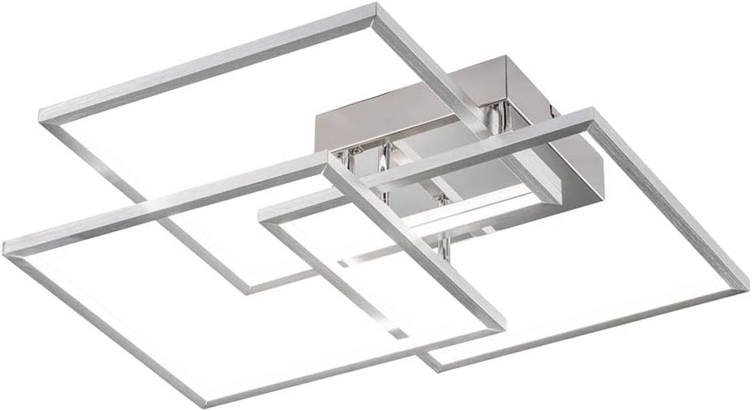 LED Deckenleuchte, silber, warmweiß, L 48 cm, MANAS Bild 1