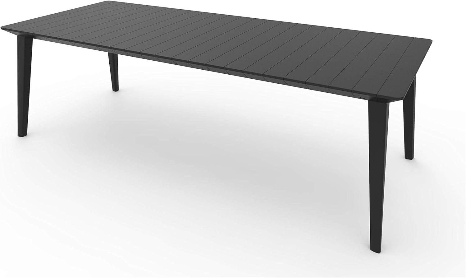 ALLIBERT GARDEN Lima Tisch 240cm 6-10 Personen mit Verlängerung - Graphit Bild 1