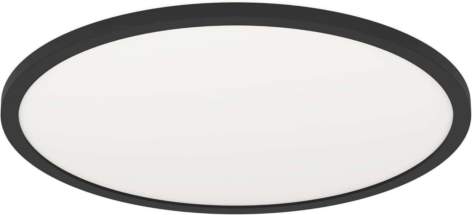 Eglo 900092 LED Deckenleuchte ROVITO-Z weiss schwarz H:2. 5 Ø:42cm dimmbar 2700-6500K mit Connect-Z Funktion Bild 1