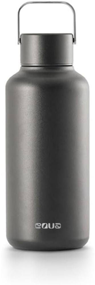 Wasserflasche Trinkflasche Getränkeflasche Sport EQUA Timeless Edelstahl 600 ml Dark 683341 Bild 1
