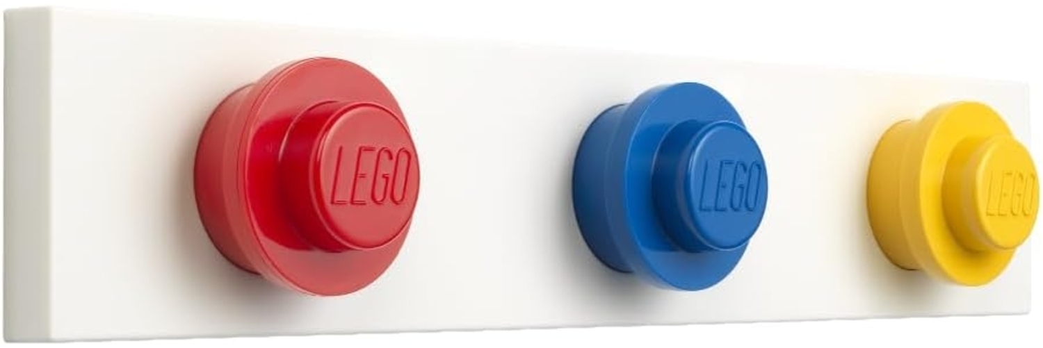 LEGO Garderobe 33x6,5 cm Polypropylen rot/gelb/blau Bild 1