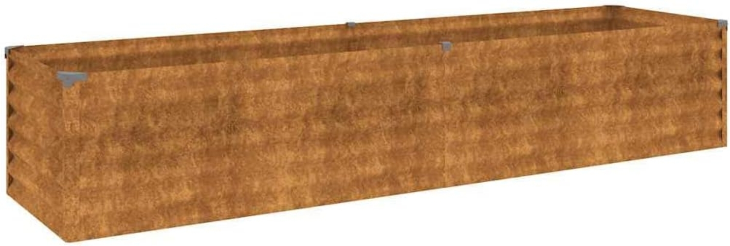 vidaXL Garten-Hochbeet 194 x 50 x 36 cm Cortenstahl 151976 Bild 1