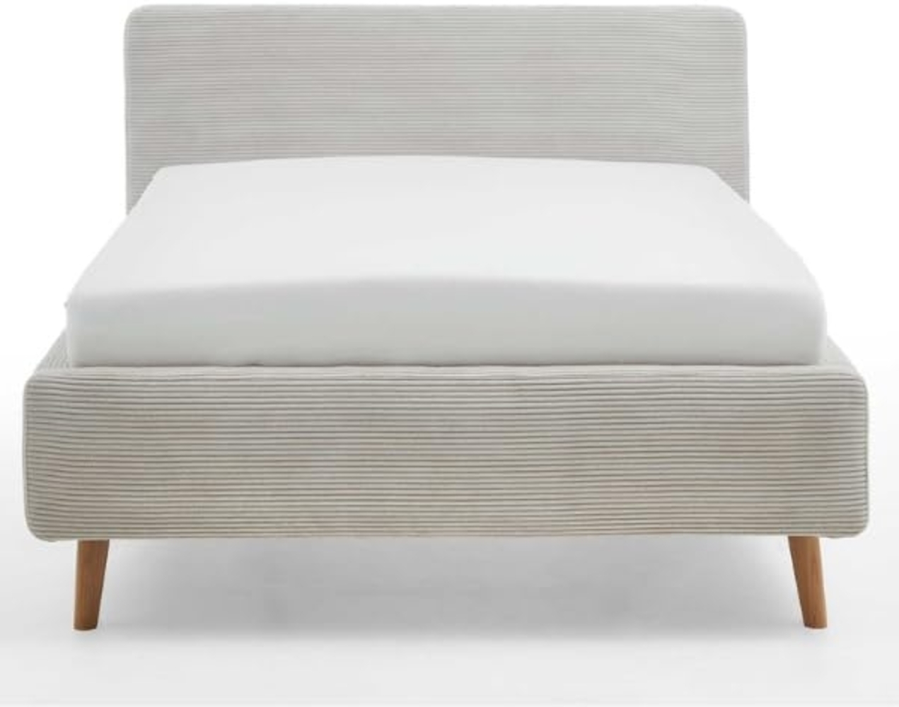 Polsterbett Mattis Cord | beige | 140x200 cm | mit Lattenrost & Bettkasten Bild 1