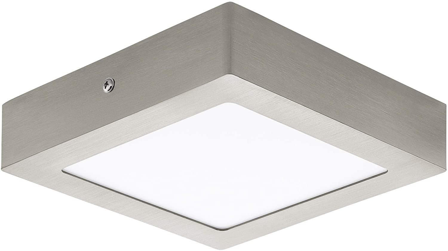 LED Deckenleuchte, Metallguss silber, L 17 cm Bild 1