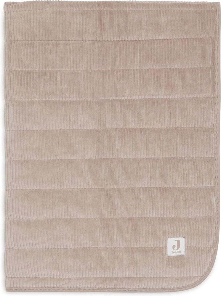 Jollein Babydecke 75 x 100 cm - Samt Ripp - Milky Bild 1