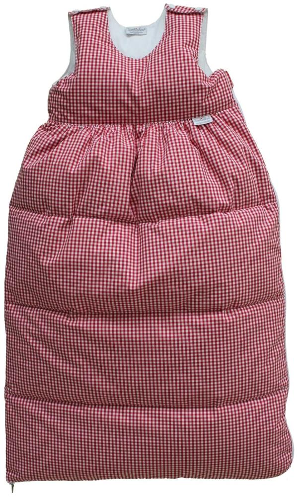 Tavolinchen Babyschlafsack Daunenschlafsack "TwistKaro" Kinderschlafsack - rot - 80cm Bild 1