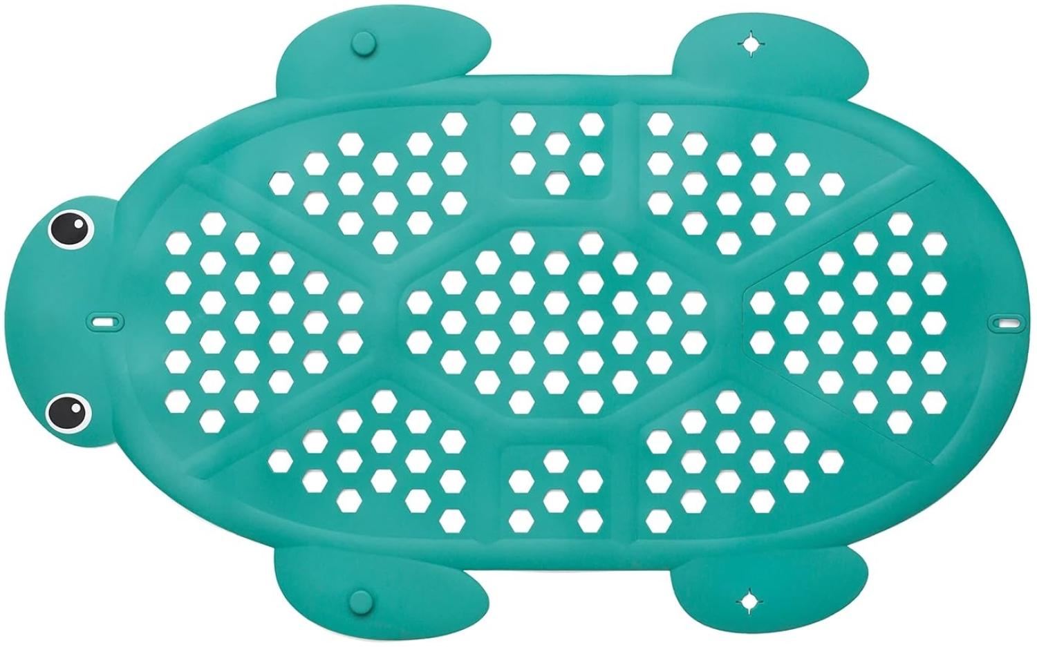 INFANTINO 2-in-1 Bath Mat with Storage Basket - Skid Resistant Mat with Suction Cups Bild 1