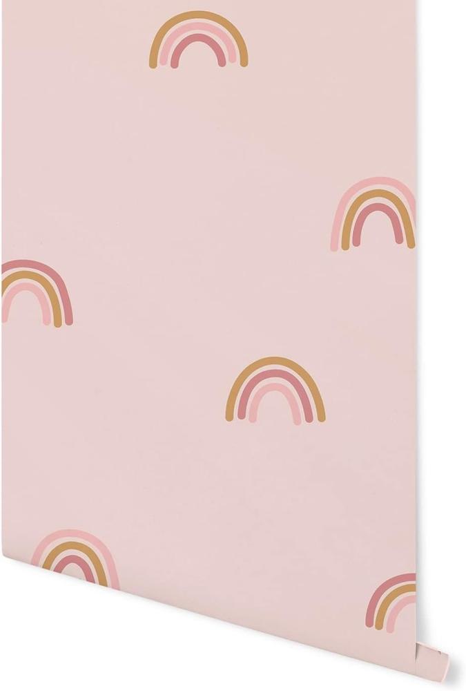 Little Dutch Little Rainbow Vliestapete Pink Rosa Bild 1