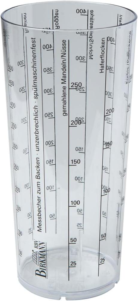 Birkmann Messbecher, Meßbecher, Messbehälter, Küchen Becher, Küchenhelfer, Kunststoff, 0. 5 L, 430037 Bild 1