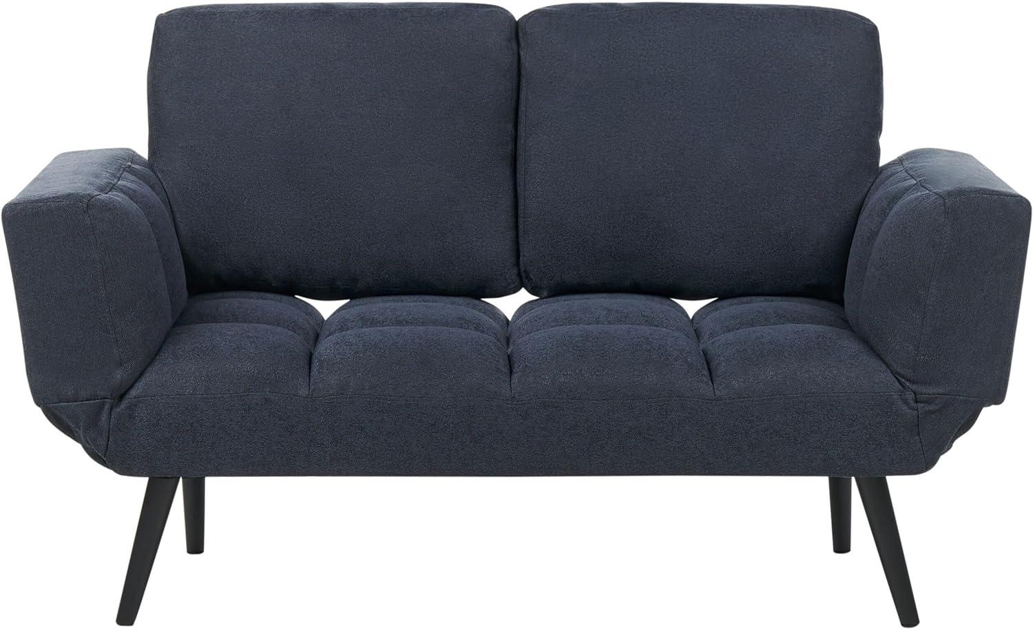 Beliani 'BREKKE' 2-Sitzer Schlafsofa, Blau Bild 1