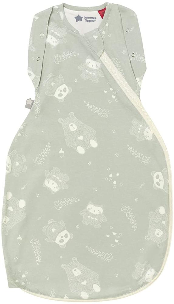 Tommee Tippee Babyschlafsack, The Original Grobag, Hüftgerechtes Design, Weiches Gewebe mit Hohem Baumwollanteil, 0-3 Monate, 1,0 TOG, Woodland Grofriends Bild 1