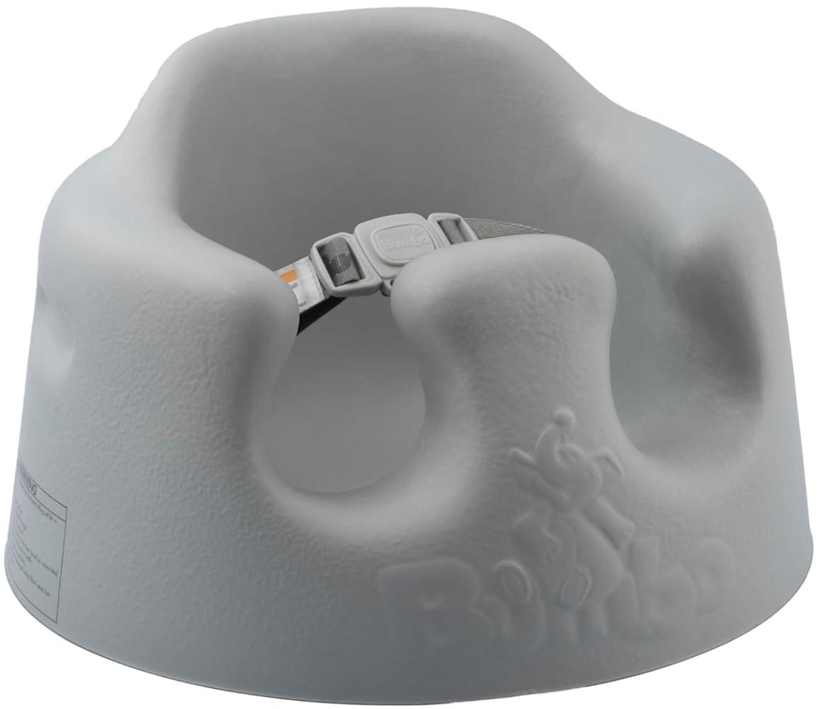 Bumbo Floorseat + Gurt Cool Grey Grau 2 Bild 1