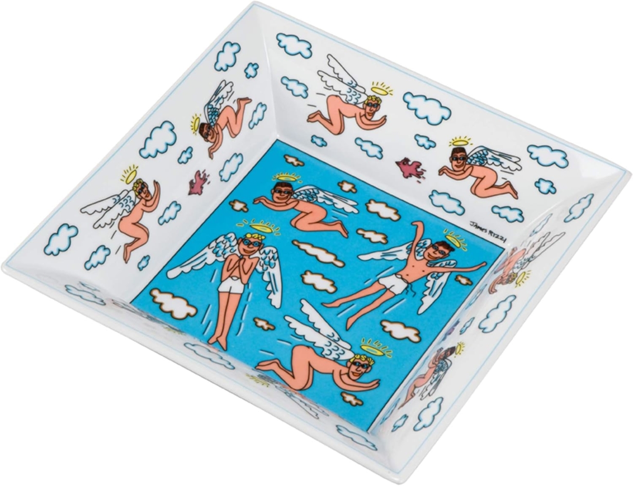 Goebel Fly on My Sweet Angels Schale, Hartporzellan, bunt, 23. 5x23. 5x6 cm Bild 1