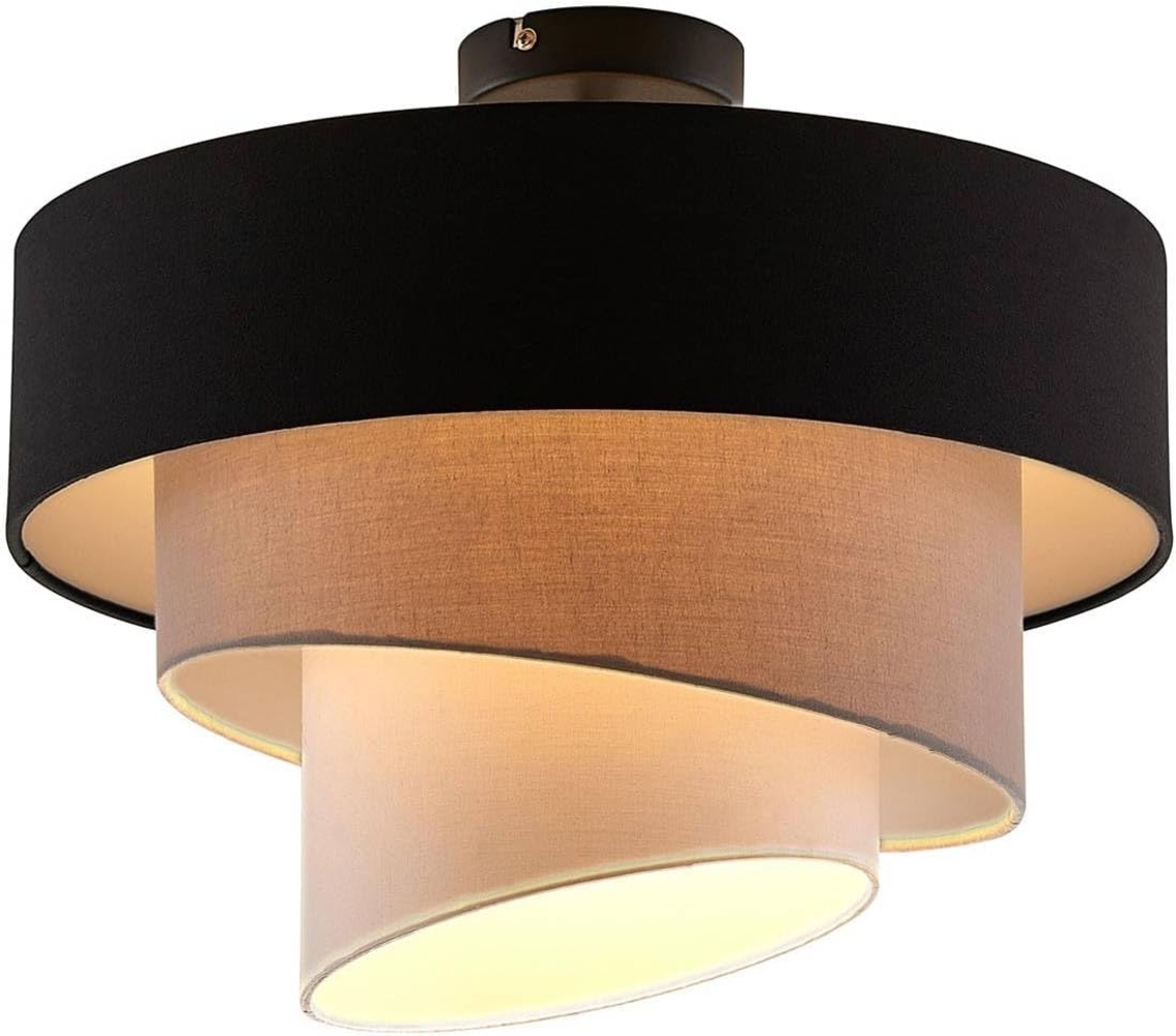 Lindby Deckenleuchten Coria, Schwarz IP20, 1 x 15 W LED Bild 1