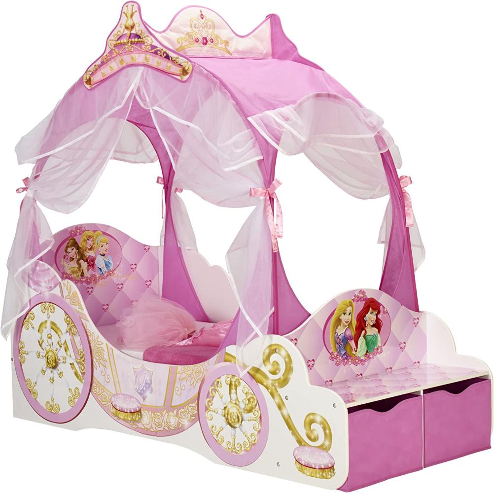 Moose Toys Disney Prinzessin Kutschenbett 70x140 inkl. Baldachin Bild 1