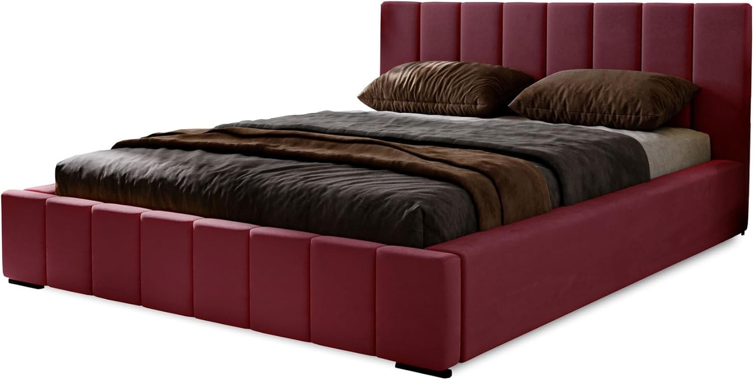 MARPUR Polsterbett NERO (Polsterbett mit Bettkasten und Kopfteil, Lattenrost, Füße, Anleitung) Bild 1