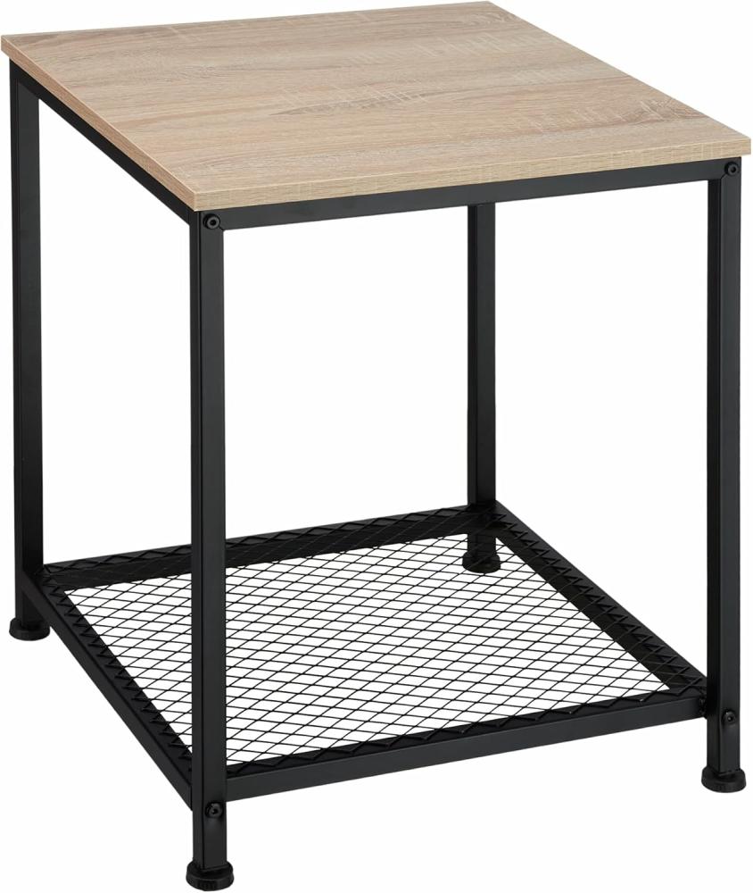 Beistelltisch Derby 45,5 x 45,5 x 55,5 cm - Industrial Holz hell, Eiche Sonoma Bild 1