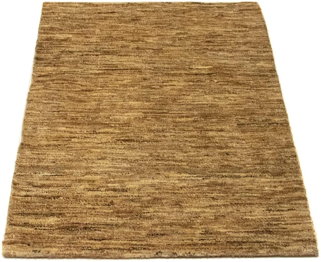 Morgenland Wollteppich - 92 x 61 cm - Beige Bild 1