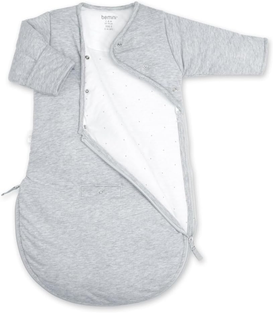 BEMINI Schlafsack Pady Jersey + Jersey tog 3 Mix Grey Bild 1