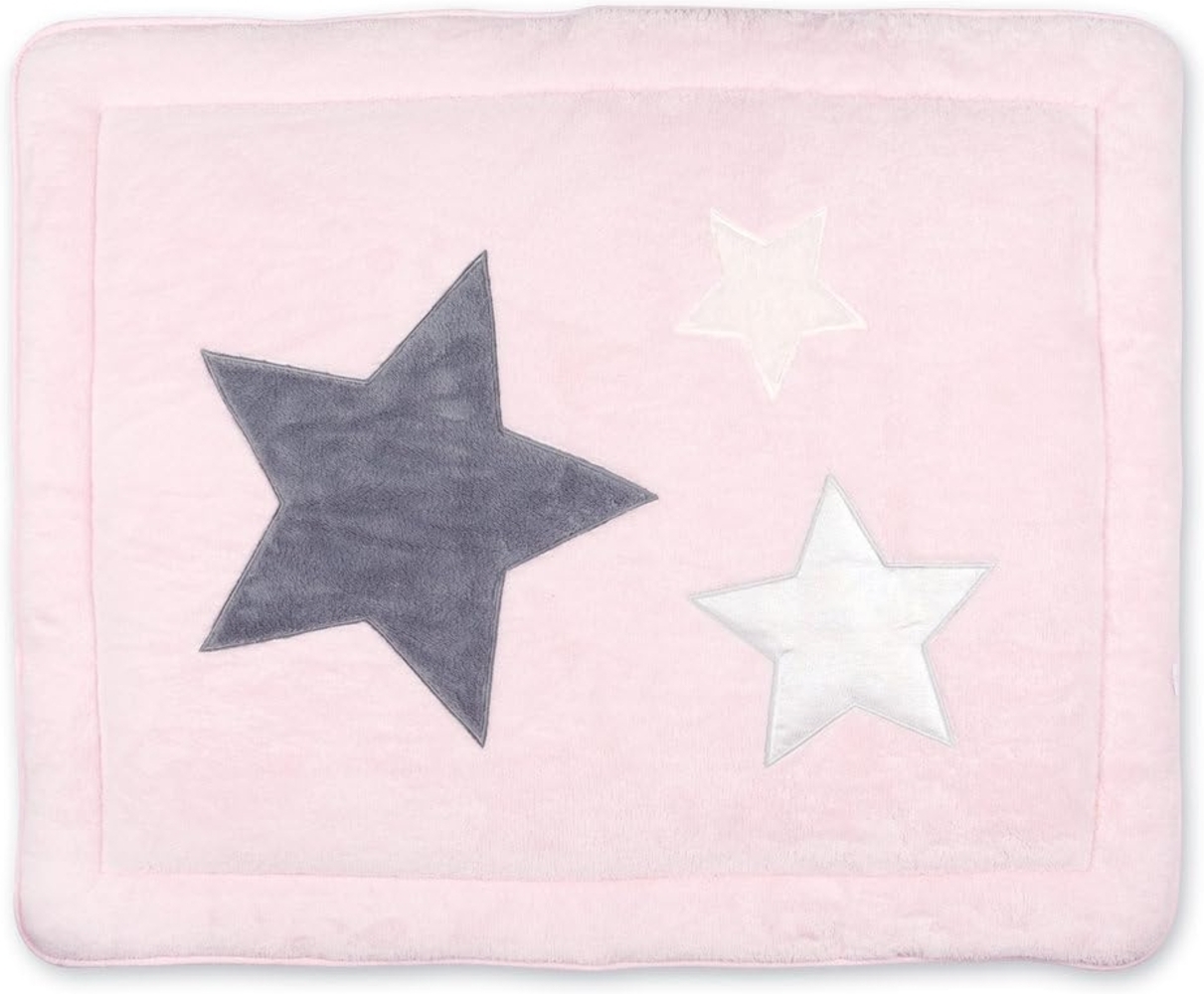 Bemini by Baby Boum 'Softy Stary Cristal' Krabbeldecke 75 x 95 cm, rosa Bild 1