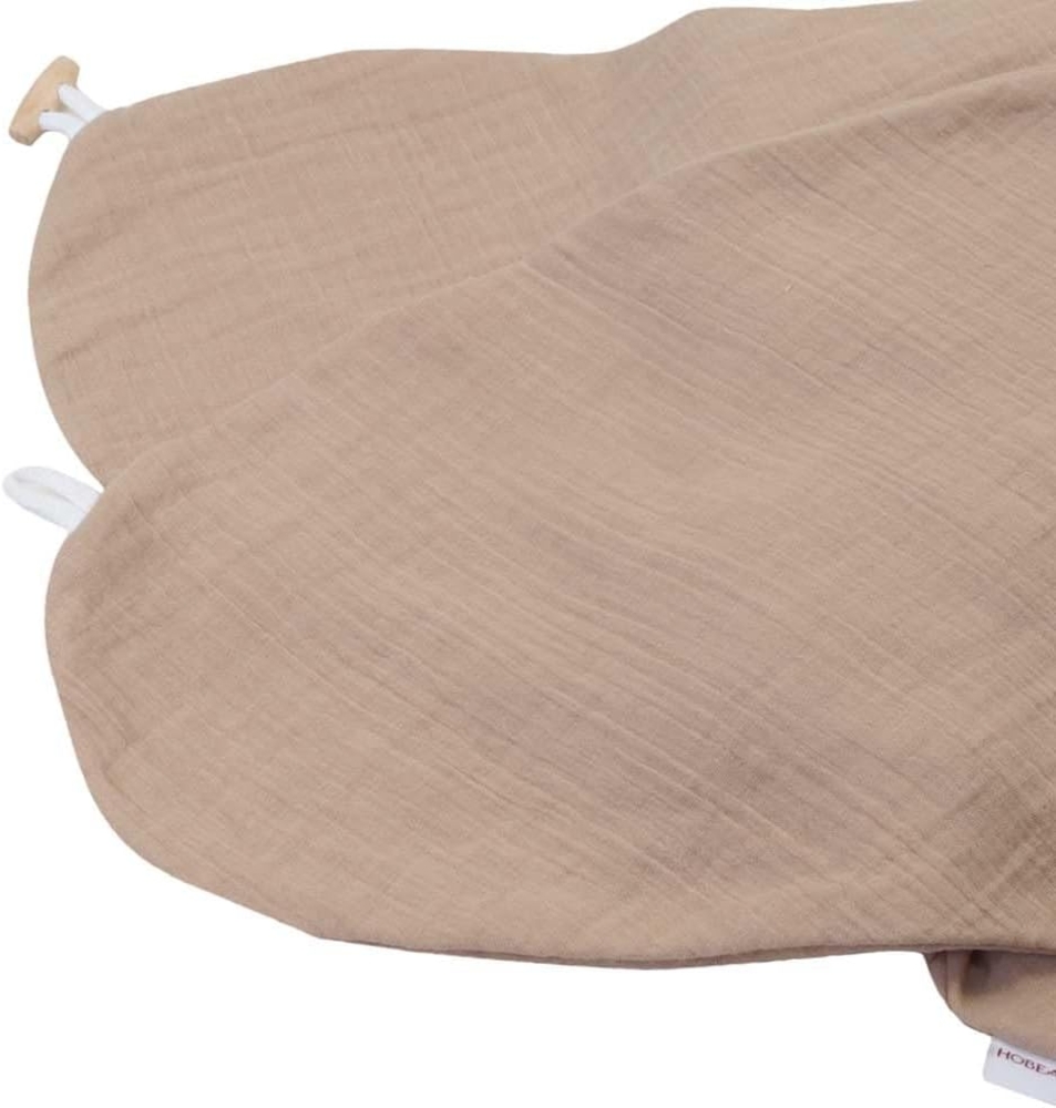 HOBEA-Germany Stillkissenbezug für Stillkissen 190cm Designs (Musselin Taupe) Bild 1