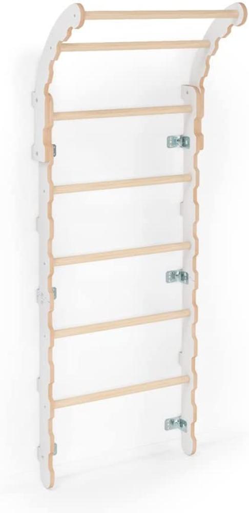 MAMOI® MIDI Indoor climbing frames for children | Modern climbing ladder (175 cm) Yarnwood | Kids climbing wall Scandinavian Design | CE | 100% ECO | Made in EU Bild 1