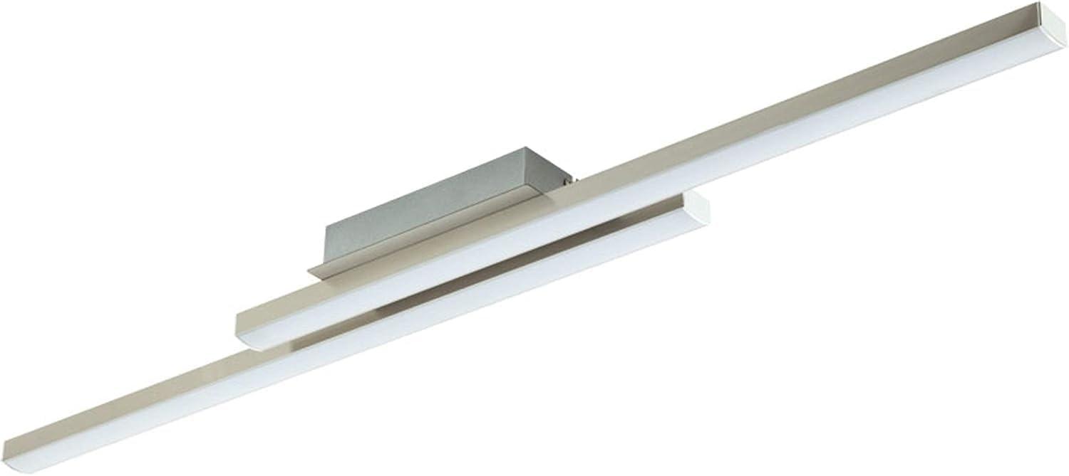 Eglo 33229 LED Deckenleuchte Crosslink FRAIOLI-C nickel-matt L:105. 5cm B:12cm H:6. 5cm dimmbar 2700-6500K mit Connect Funktion Bild 1