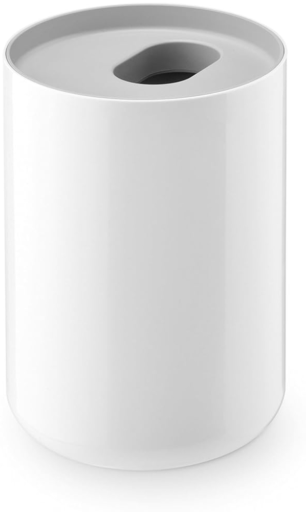 Authentics Lunar Mülleimer, Abfalleimer, Papierkorb, Kunststoff, Korpus Weiß, Deckel Cool Grey, 1200614 Bild 1