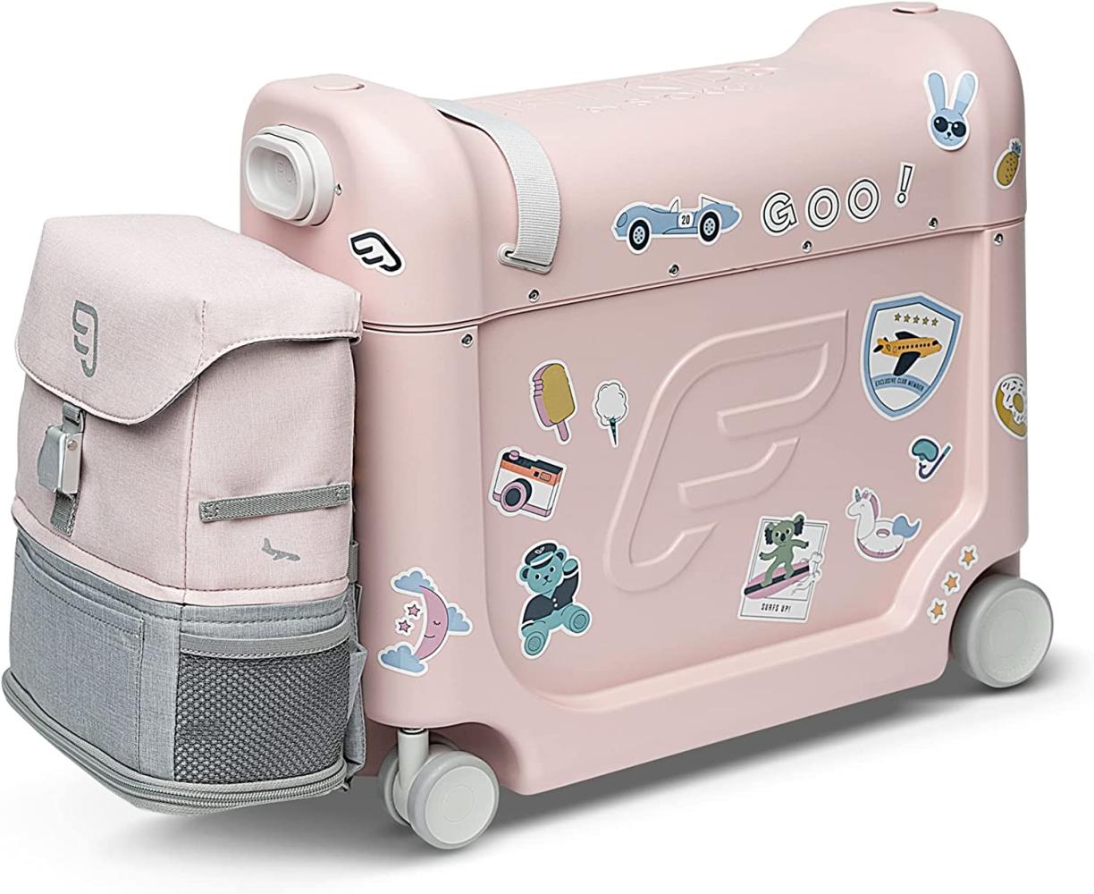 JETKIDS™ BY STOKKE® Aufsitzkoffer BedBox™ mit Crew BackPack™ Pink Bild 1