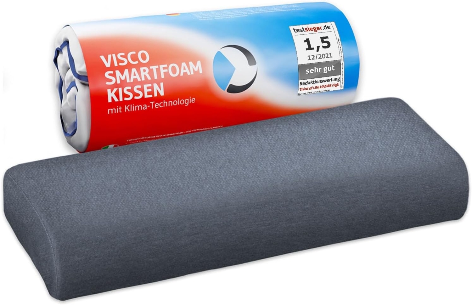 Third of Life Nackenstützkissen HADAR Nackenstützkissen, Bezug: Thermic QuickDry, 40x80 Bild 1