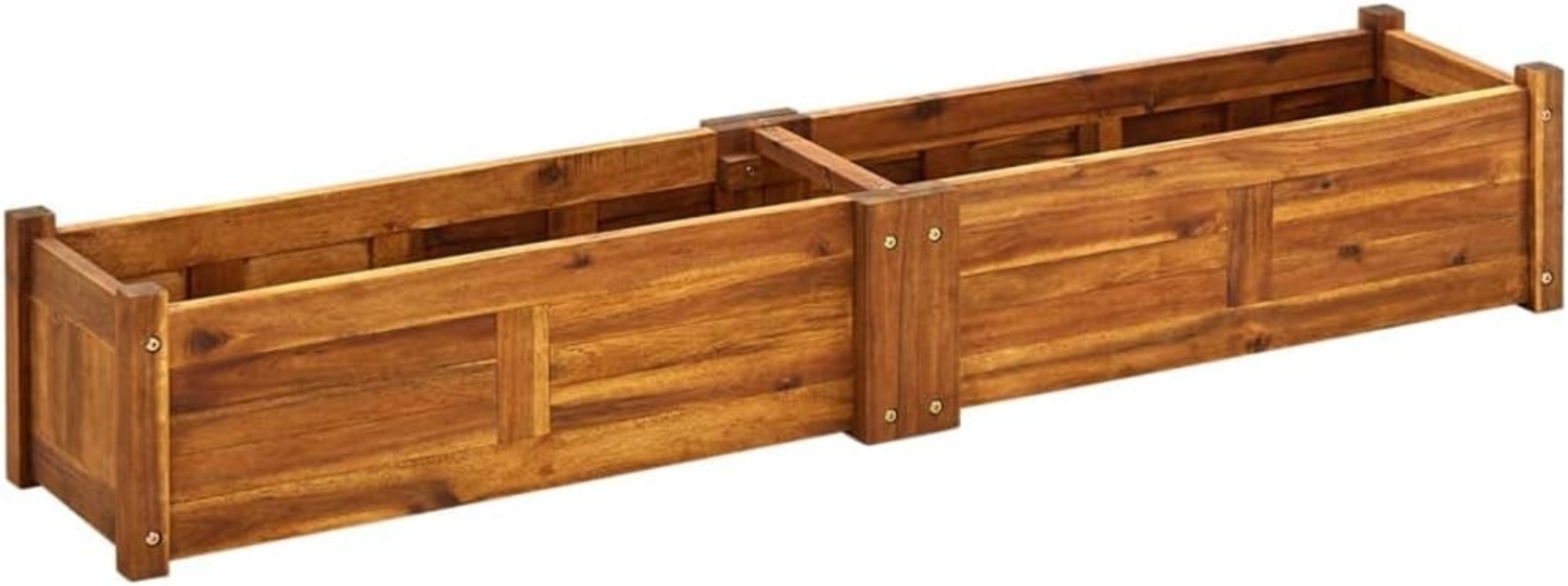 vidaXL Garten-Hochbeet Akazienholz 150x30x25 cm 42567 Bild 1