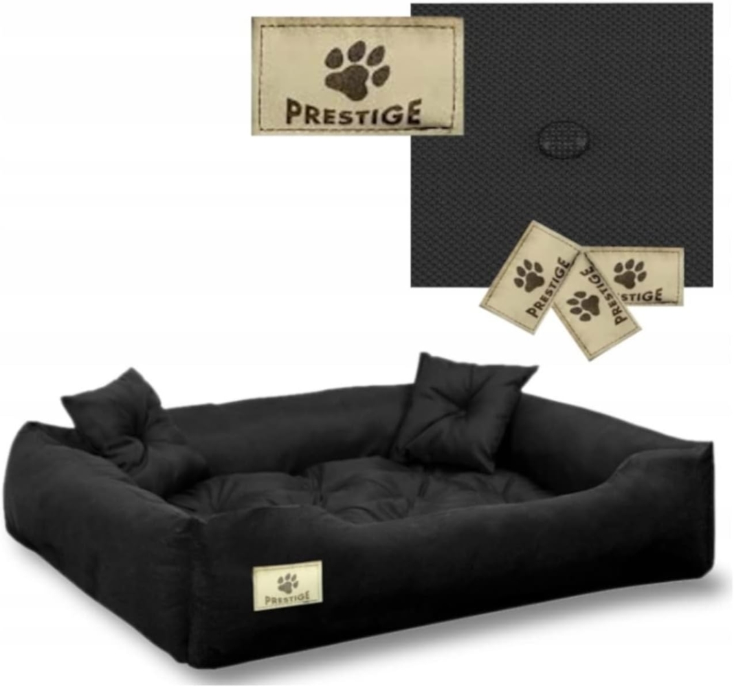 AIO Tierbett PRES115/95, Prestige Hunde- und Katzenbett mit Kissen 115x95cm Bild 1
