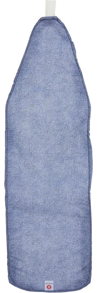 Brabantia Dicke Schaumstoff- und Filzpolsterung Bügelbrettbezug, Baumwolle, Denim-blau, Size B (124 x 38 cm) Bild 1