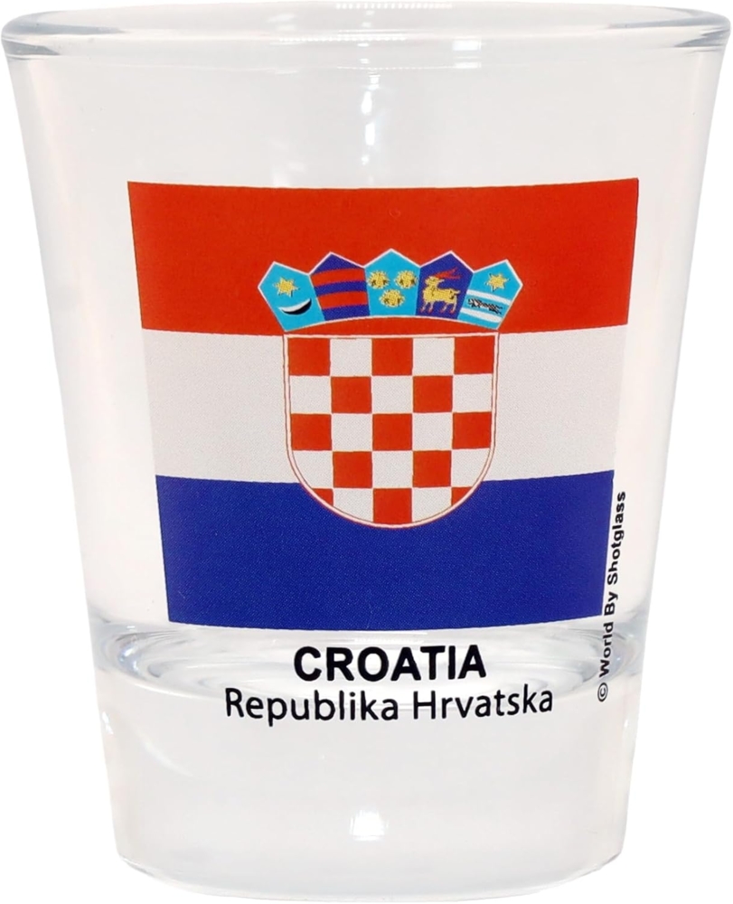 Croatia Shot Glass by World By Shotglass Bild 1