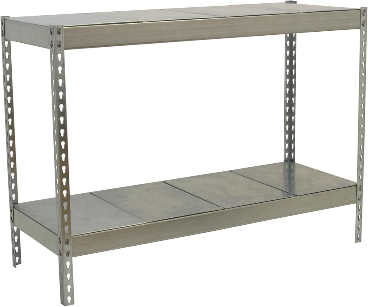 SimonRack SimonTaller Metallregal, 400 kg, 900 x 1200 x 750 mm, 2 Regale, Lagerregal, Industriegal, verzinkt Bild 1