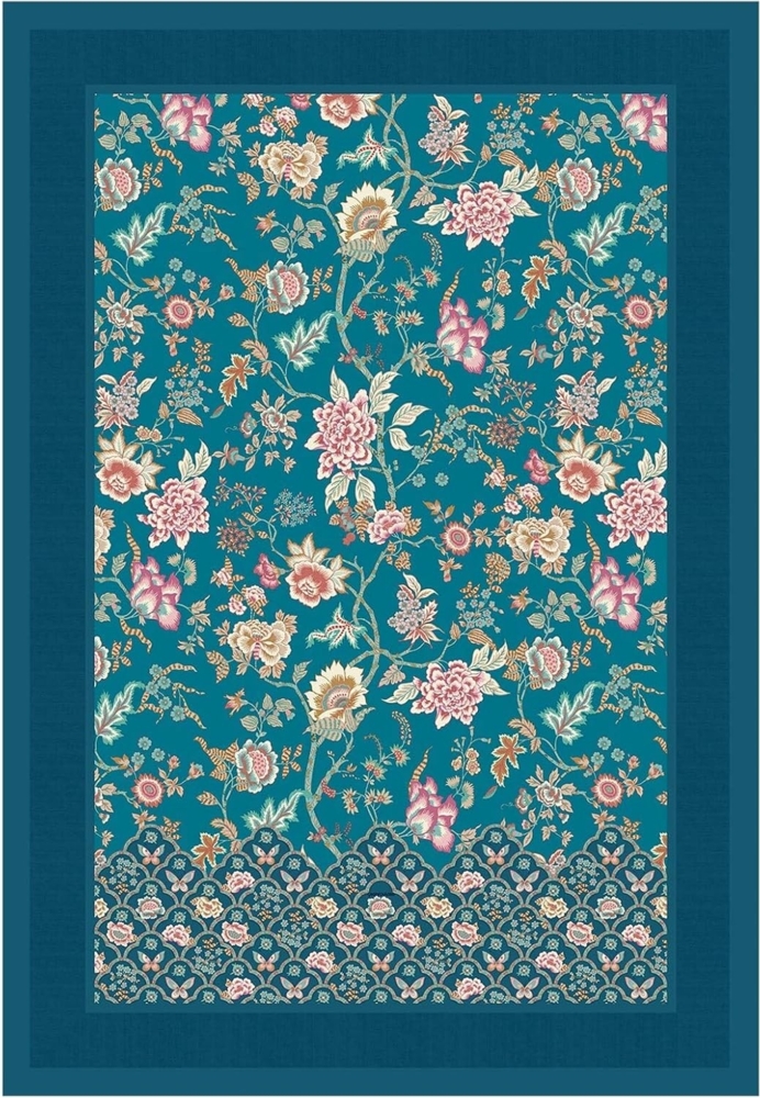 Bassetti PLAID VICENZA TÜRKIS/PETROL B1 135X190 *9326027 HW23 Bild 1
