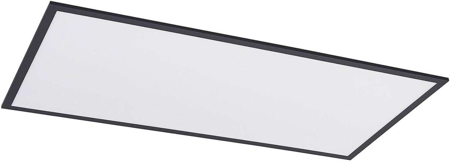 Lindby LED Panel Nelios, LED, Metall, Schwarz Farbwechsel warmweiß / tageslicht IP20 mit Fernbedienung, LED 45 W gesamt, Farbwechsel warmweiß / tageslicht Bild 1