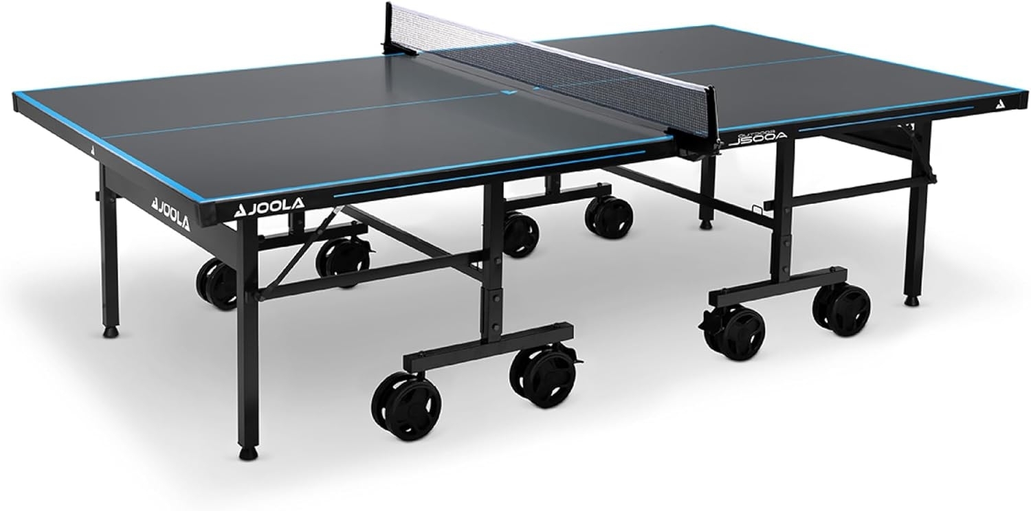 Joola 'J500A' Outdoor-Tischtennisplatte wetterfest, Aluminium anthrazit, 152 x 274 x 76 cm Bild 1