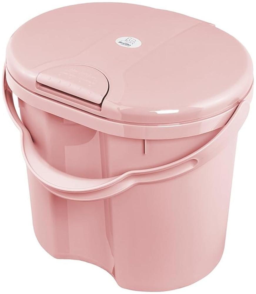 Rotho TOP Windeleimer 11 L Abfalleimer recycled zero waste version soft rose Bild 1