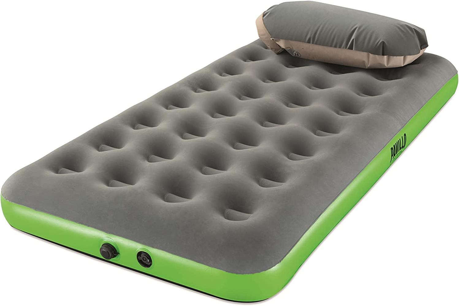 Pavillo™ Luftbett mit Kissenpumpe Roll & Relax Single XL/Lo 188 x 99 x 22 cm Bild 1